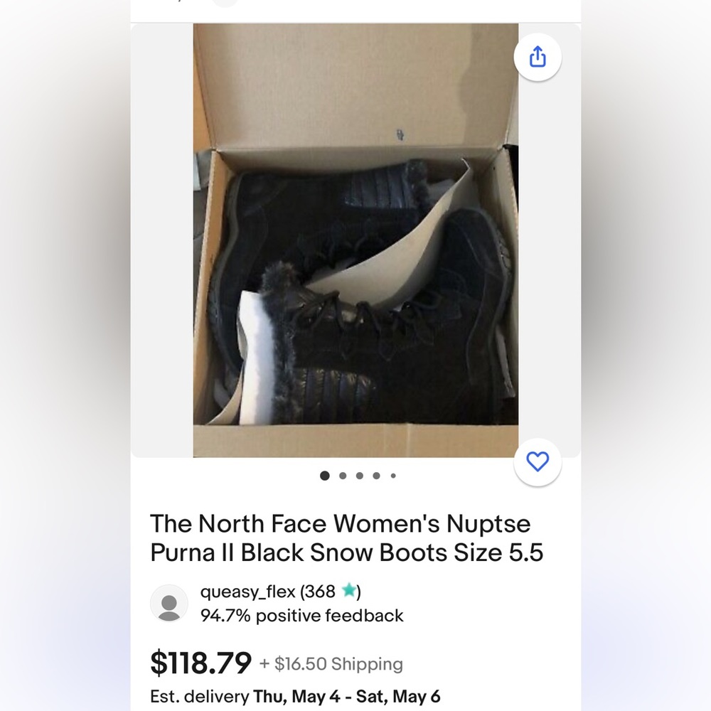The north face boots